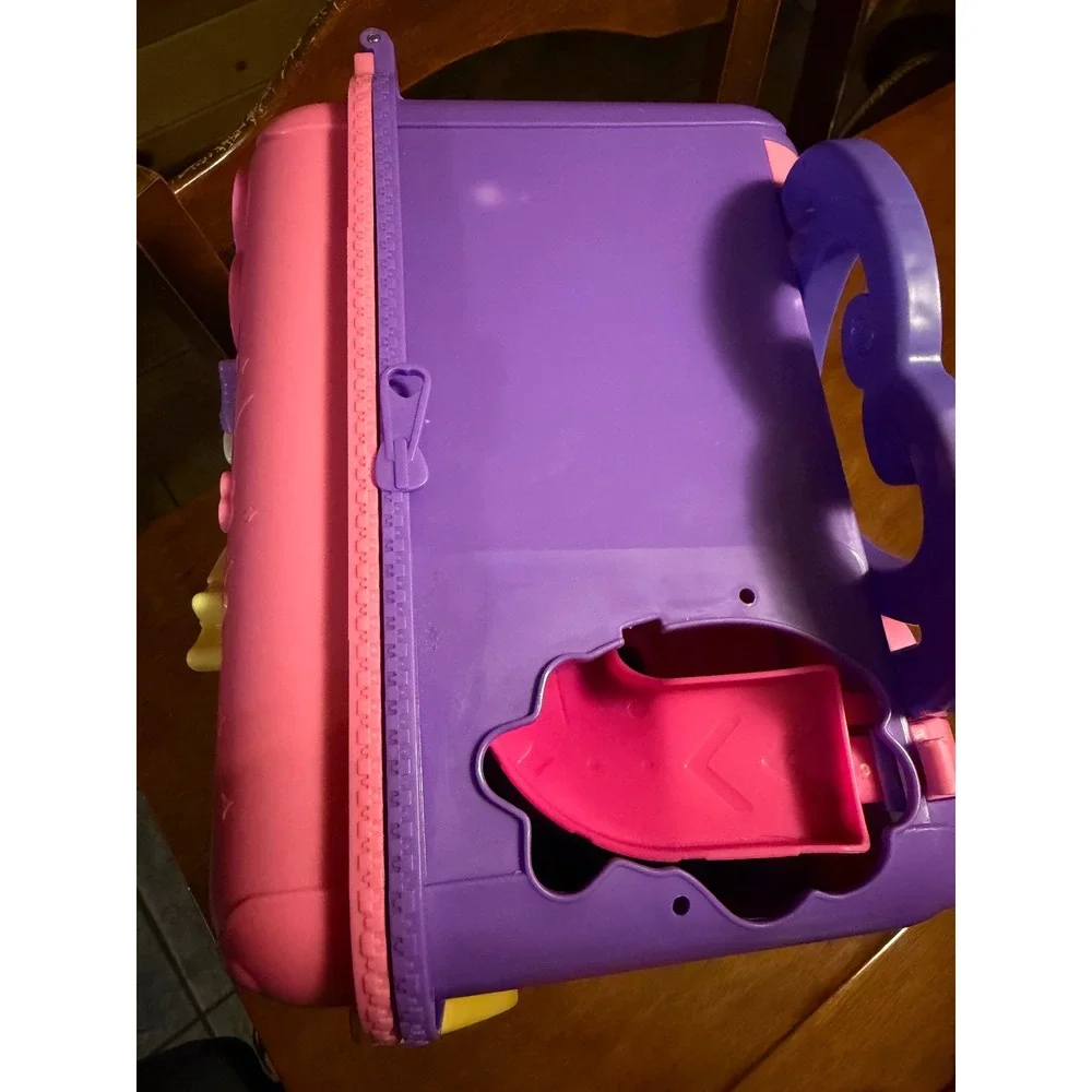Polly Pocket Rainbow Funland Theme Park Backpack Playset Unicorn Carnival Toy